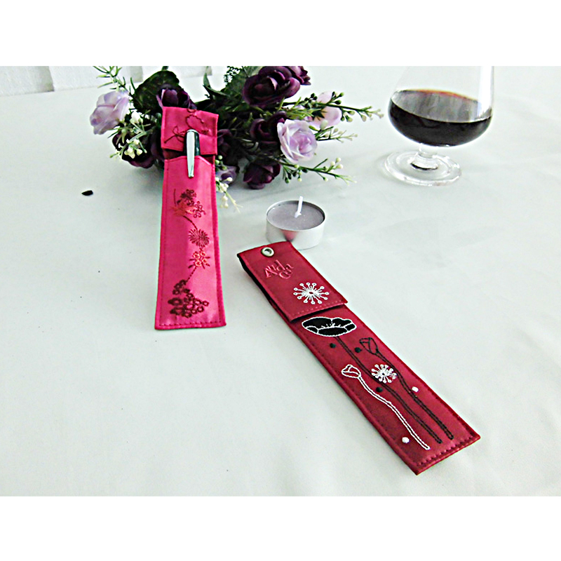 Why has the satin embroidery pencil case become a quality choice among student stationery?